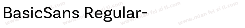 BasicSans Regular字体转换